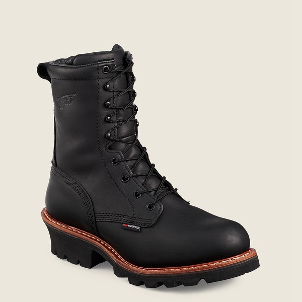 Bottes de Sécurité Red Wing - Loggermax - 9-Inch Insulated Waterproof Toe - Noir - Homme 705VFGYAJ